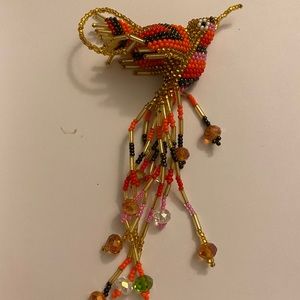 Mayan arts hummingbird keychain